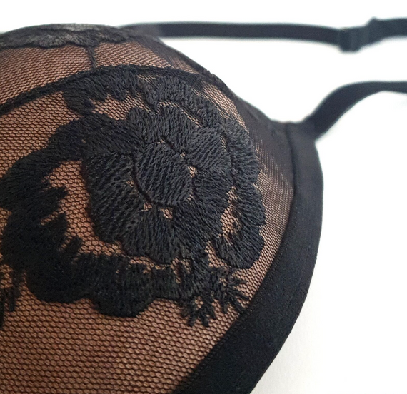 Бюстгальтер без кісточок Royale in Triangolo Love and Bra, розмір 2 В (75B) nero (чорний) | Зображення 4