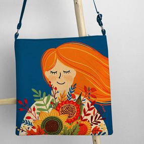 Сумка женская Taystra Рыжая девушка 30x29 см (TAI_23J024)