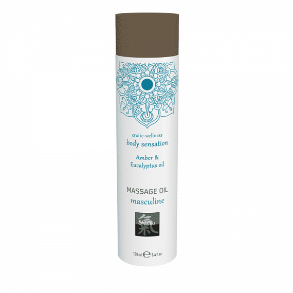 Чоловіче масажне масло SHIATSU masculine Бурштин і евкаліпт