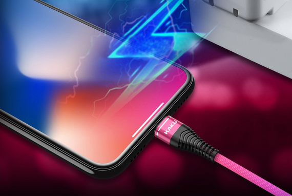 USB кабель Kaku KSC-109 microUSB 3.2A / 1.2m - Rainbow | Зображення 5