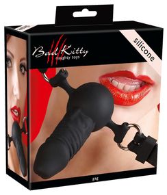 Кляп-фалоімітатор - Bad Kitty Silicone Dildo Gag