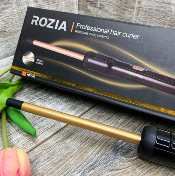Профессиональная плойка с турмалиновым покрытием для афро кудрей Rozia HR776 афро кудри 10 мм 30 Вт | Зображення 8