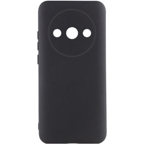 Чохол TPU GETMAN Liquid Silk Full Camera для Xiaomi Redmi A3 Чорний / Black
