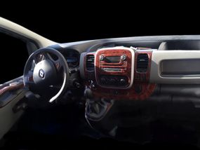 Накладка на торпеду Алюміній для Fiat Talento 2016-2024 рр