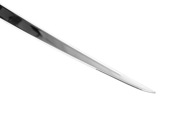 Нижня кромка кришки багажника (HB, нерж) Чорний хром для Opel Astra K 2016↗ | Зображення 3