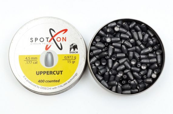 Пули Spoton UpperСut 0.97 гр кал.4.5мм 400шт Пули для пневматики Пульки для пневматики Пули пневматика Пульки | Зображення 1