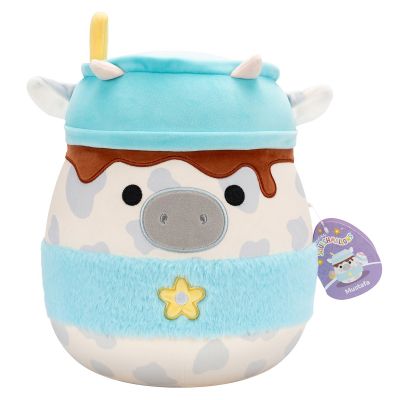 М&apos;яка іграшка Squishmallows Сіра корівка 30 см (SQER01263) | Зображення 6