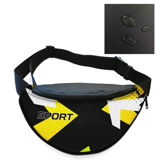 Сумка-бананка мужская/женская Sport 32×16 см с расширителем поясная сумка или сумка через плечо (02899)