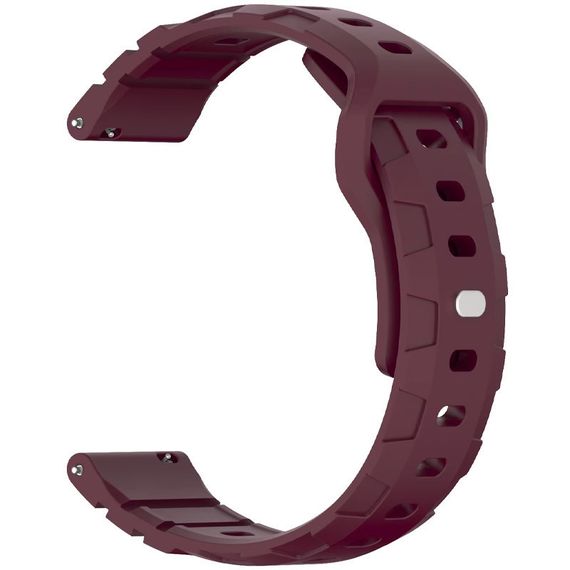 Силіконовий ремінець Defense для Smart Watch 20mm Plum | Зображення 1