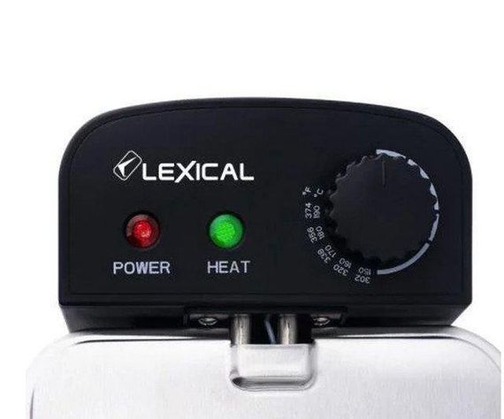 Электрическая фритюрница для дома Lexical LDF-3105 с терморегулятором и съемной чашей | Зображення 2