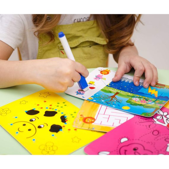 Настольная игра Пиши и вытирай "Зоопарк" Vladi Toys VT5010-20 укр | Зображення 2