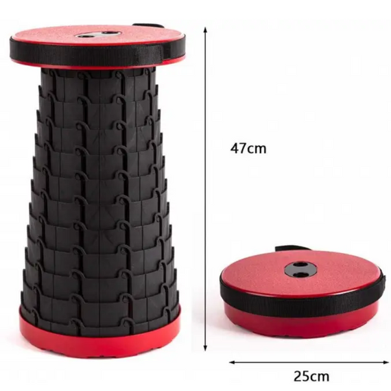 Складаний стілець Telescopic stool, розкладний телескопічний стілець для риболовлі та туризму | Зображення 5