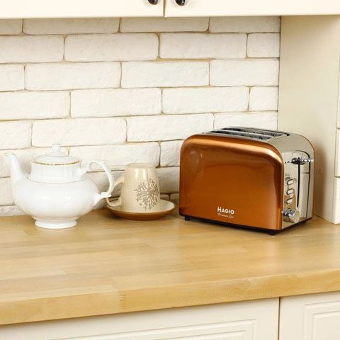 Тостер Magio MG-285, універсальний тостер, тостер кухонний, тостери для дому, тостер для кухні побутовий | Зображення 3