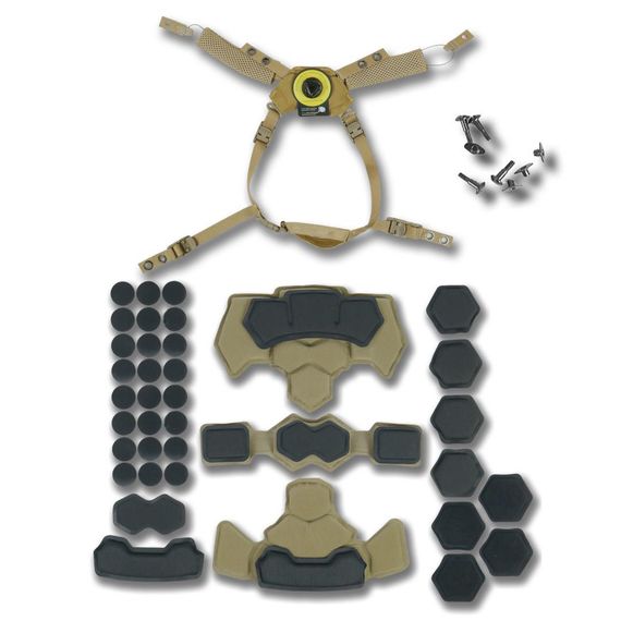 Підвісна система + подушки для шолому Team Wendy Cam Fit (R) GEN.4 Койот