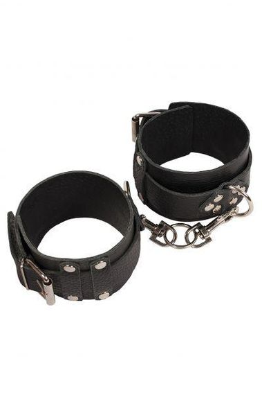 Оковы Leather Dominant Leg Cuffs, Black кожа sexstyle