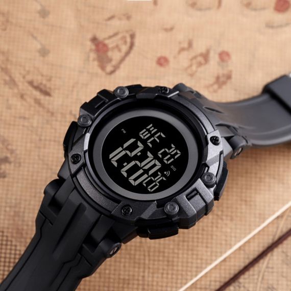 Чоловічий годинник Skmei 1545BKBK Black-Black | Зображення 3