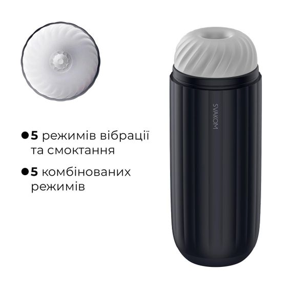 Интерактивный смарт-мастурбатор с вибрацией и посасыванием Svakom Sam Neo 2 Pro, подогрев до 38 °C Sex Aura | Зображення 3