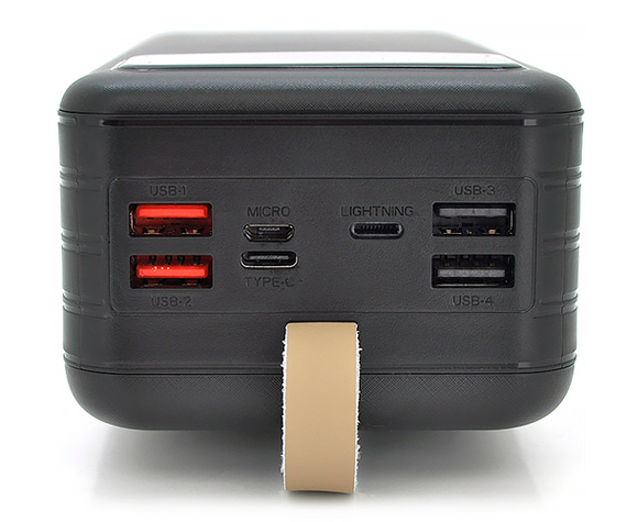 Універсальна мобільна батарея (УМБ) повербанк Torima TRM-1050 50000 mAh з ліхтариком чорна (TRM-1050_2350) | Зображення 2