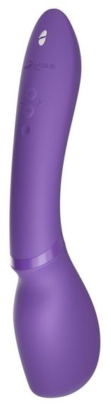 Смарт-вібромасажер We-Vibe Wand 2 Purple, дуже потужний, функція Smart Silence | Зображення 1