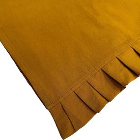 Раннер SoundSleep Stonewash Mustard 40х180 см с рюшами (94331882)