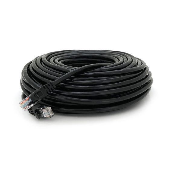Патч-корд литой RITAR, UTP, RJ45, Cat.6.25m, черный, Cu (медь)