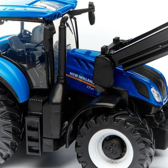Дитяча іграшка Трактор "New Holland T7.315" Bburago 18-31632 з фронтальним навантажувачем | Зображення 4