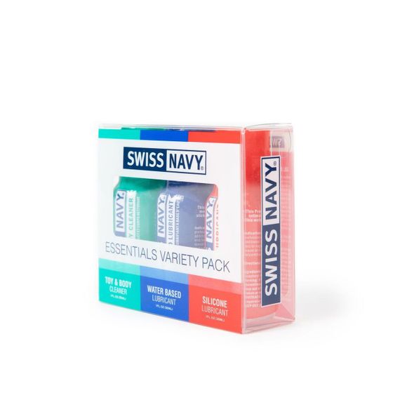 Набор Swiss Navy Essentials Variety Pack 3 х 30 мл (срок 21.01.2027) Sex Aura | Зображення 1