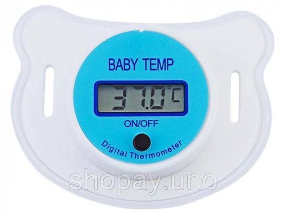 Детская соска - термометр BABY TEMP Пустышка для измерения температуры младенца | Зображення 2