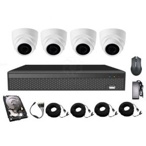 Комплект видеонаблюдения CoVi Security AHD-4D 5MP MasterKit  HDD500