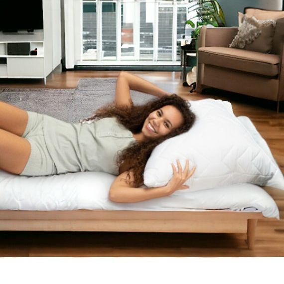 Подушка NORDIC COMFORT+ IDEIA 70х70 см з блискавкою біла (8-34695*001) | Зображення 1
