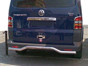 Задня дуга хвиля (нерж) для Volkswagen T5 Multivan 2003-2010рр