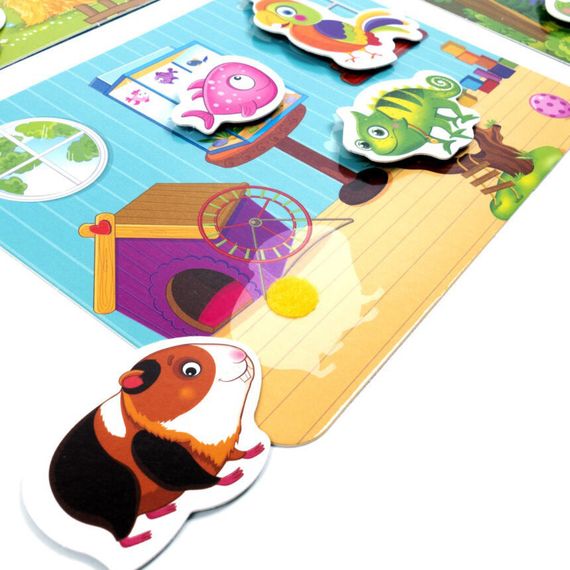 Гра з липучками Vladi Toys Хто де живе VT1302-26 | Зображення 2