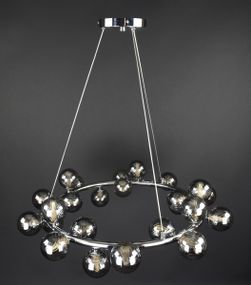 Люстра підвісна на 25 лампочок 27785 Хром 40-170х72х72 см.