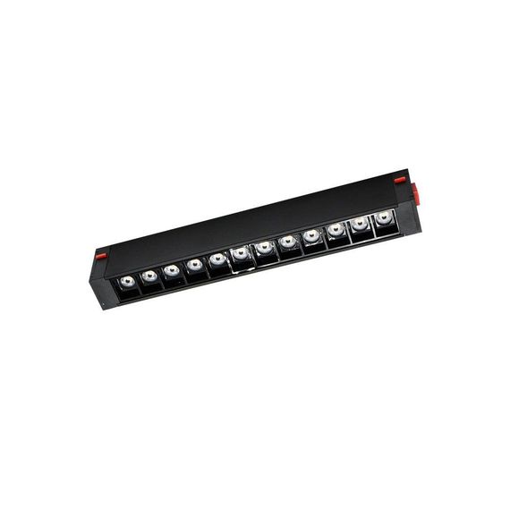 Магнітний трековий світильник PROLUM™ M25; 12W; 220V; SERIES "LD"; Білий 4000K