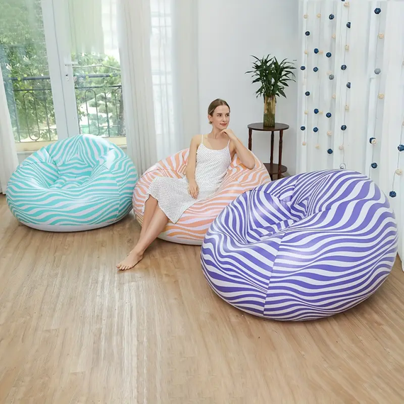 Універсальний диван в смужку - Портативний пуф Sofa AND XL-1135 | Зображення 1