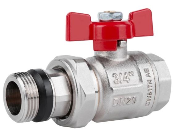 Кран кульовий "Американка" Icma 3/4" з антипротіканням прямий №348 (87348AE11)