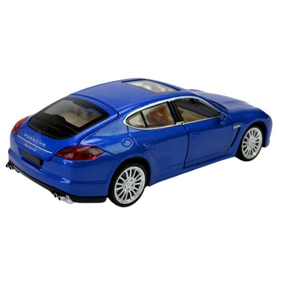 Машинка металева 68245A Автопром "Porsche Panamera S" 1:24, світло, звук, відкр.двері, капот, багажник, в коробці (4897071920025) Синій | Зображення 1