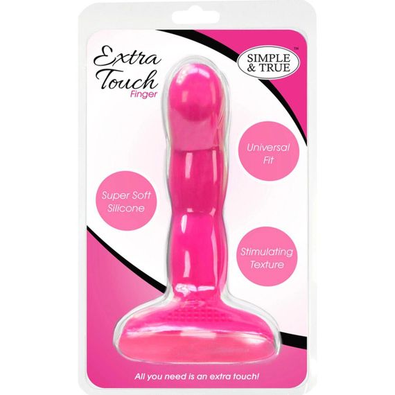 Насадка на палець Simple&True Extra Touch Finger Dong Pink Sex Aura | Зображення 5