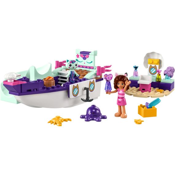 Конструктор LEGO Gabby's Dollhouse Корабель і спа Ґаббі й Нявки 88 деталей (10786) | Зображення 1