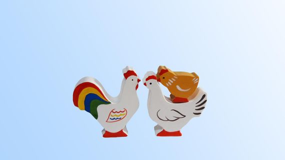 Фигурка HEGA Цыпленок цветной | Зображення 6