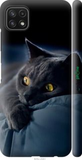 Чохол на Samsung Galaxy A22 5G A226B Димчастий кіт "825m-2581-2448"