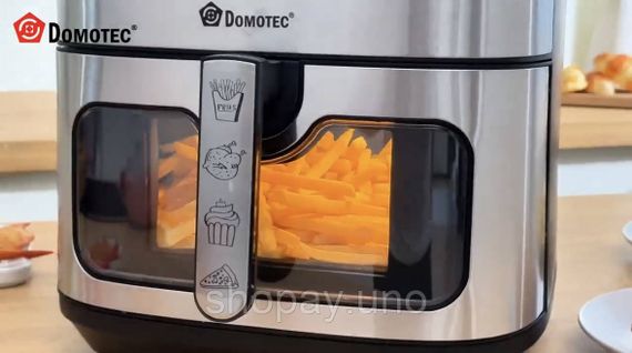 Аэрофритюрница для жарки без масла Domotec MS-3222 3500W | Зображення 3