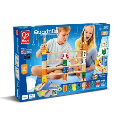 Конструктор Hape лабиринт Quadrilla Программирование основы 130 элементов (E6028) | Зображення 5