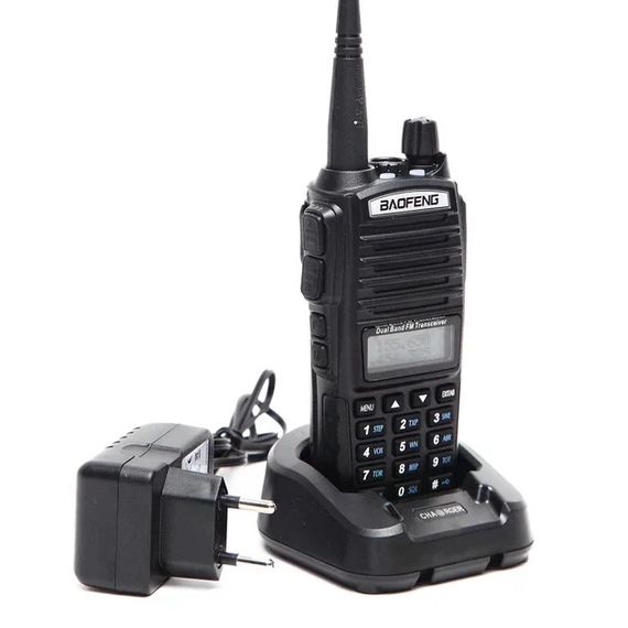 Рація Baofeng 26X-312 Dual Band • Портативна дводіапазонна VHF/UHF радіостанція із зарядною станцією для зв’язку | Зображення 3