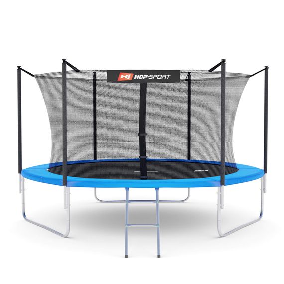 Батут Hop-Sport 10ft (305см) синій з внутрішньою сіткою | Зображення 3