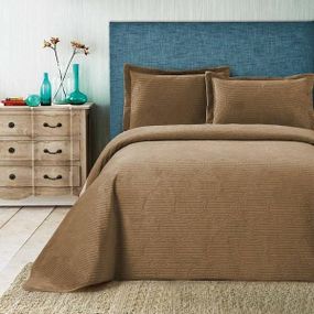 Покрывало(240х260см) с наволочками (50х70см) Toskana Tas Велюр