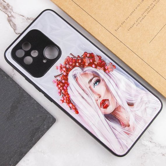 TPU+PC чехол Prisma Ladies для Xiaomi Redmi 10C / Poco C40 TPU+PC, Ukrainian Girl | Зображення 3