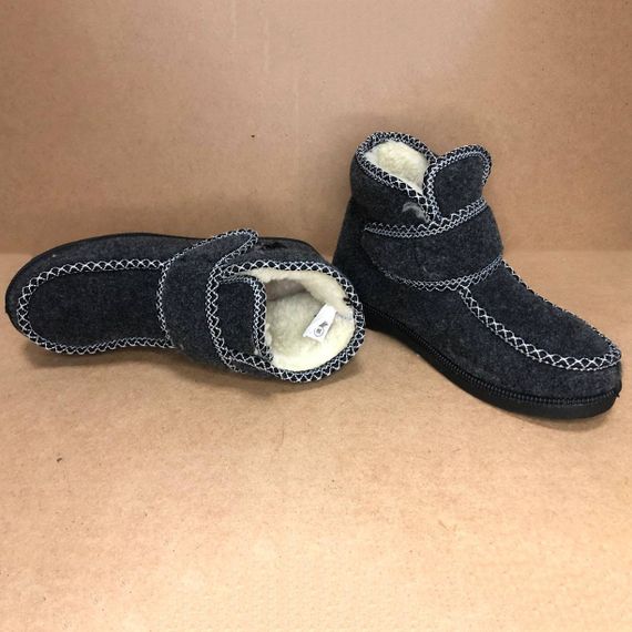 Женские галоши пенка в наличии, Галоши на меху, Женские дутики львовской фабрики Домашние чуни GH-36 | Зображення 2