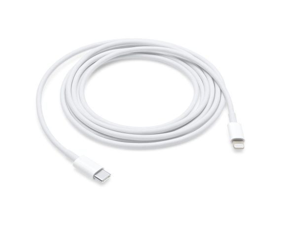 Кабель Type-C to Lightning 3m white, комплект 2 шт