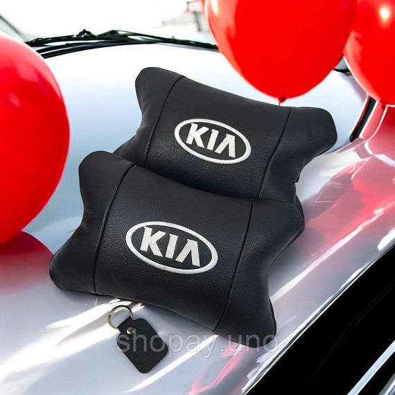 Удерживающая подушка для шеи в автомобиле Kia, Подушка подголовник для дороги, Автоподушка под голову MR-32 | Зображення 5